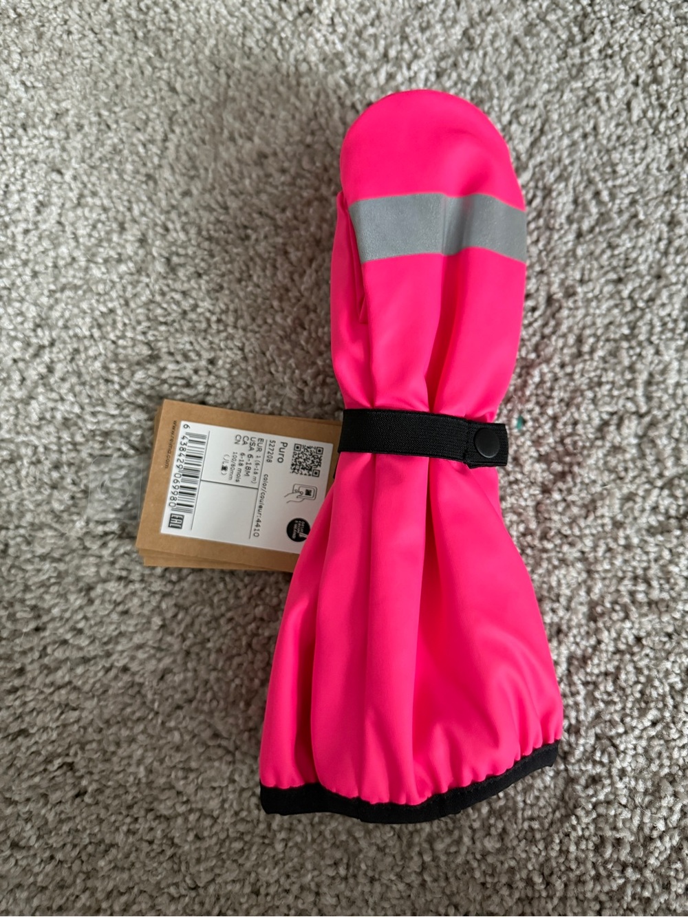 Bright Pink Women's Waterproof Winter Mittens